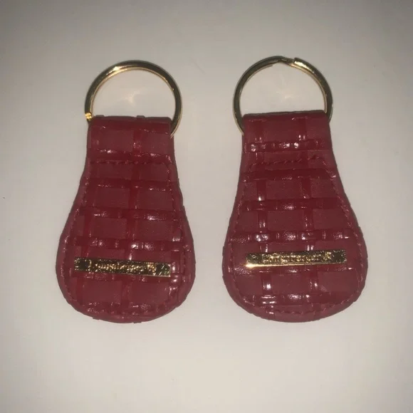 Longaberger basket weave lot of 2 keychain new - Picture 6 of 6